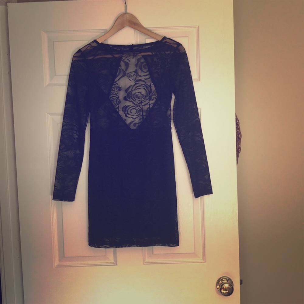 BEBE black bodycon dress. XS